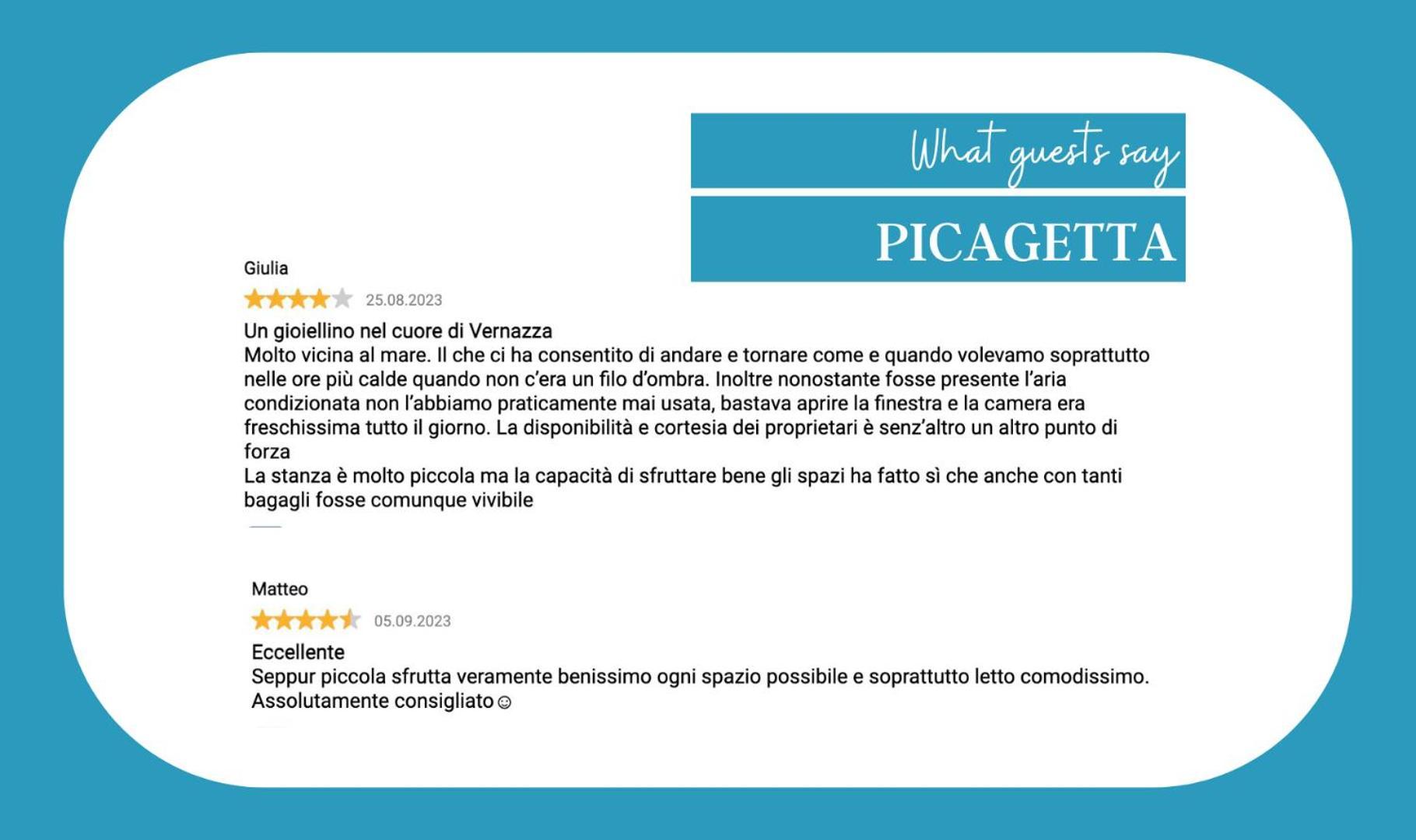 Picagetta Leilighet Vernazza Eksteriør bilde